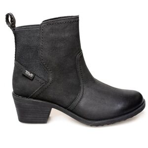 TEVA Anaya Chelsea Waterproof Black Boots Size 10